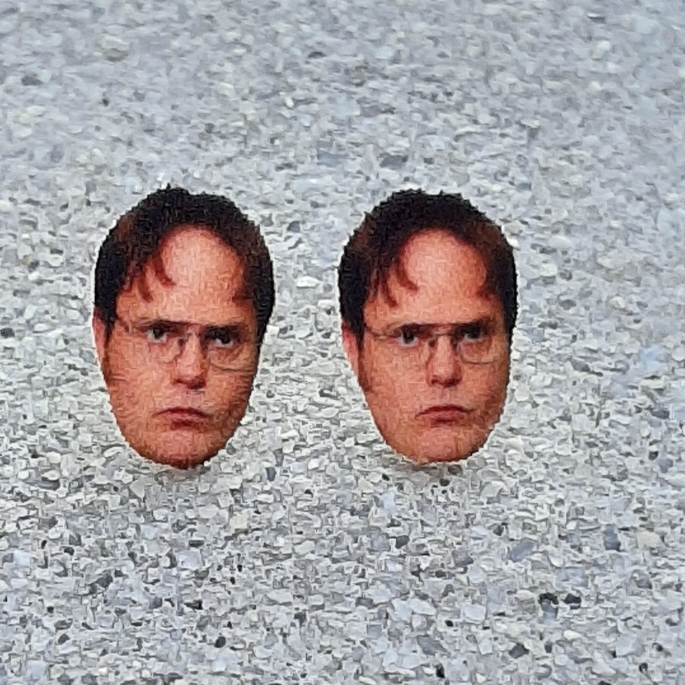 Dwight Schrute stud earrings